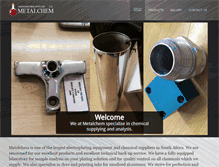 Tablet Screenshot of metalchem.co.za